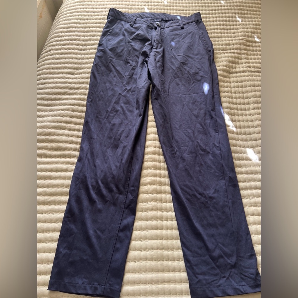 Zelos Navy Blue Mens Pants Size 32 X32 Polyester Pockets
